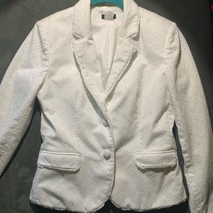 J. Crew White Blazer